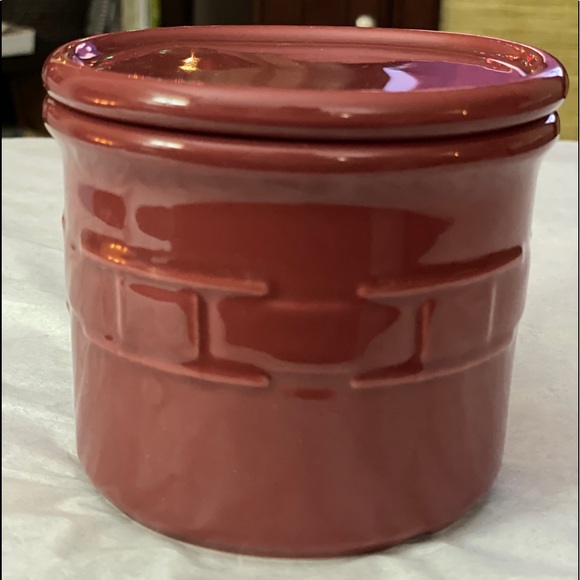 Longaberger Woven Traditions Lidded Crock